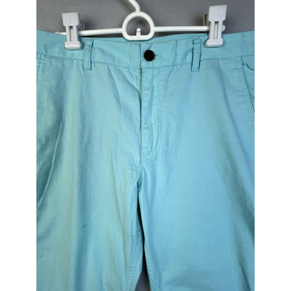 Bonobos Slim Fit Pants Men 33 /30 Light Green Cotton Stretch Preppy Golf Resort - Picture 7 of 11